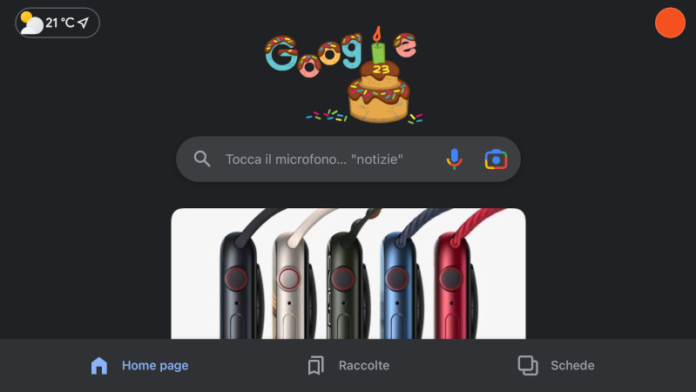 ios-aspetto dark mode Google iOS dark mode
