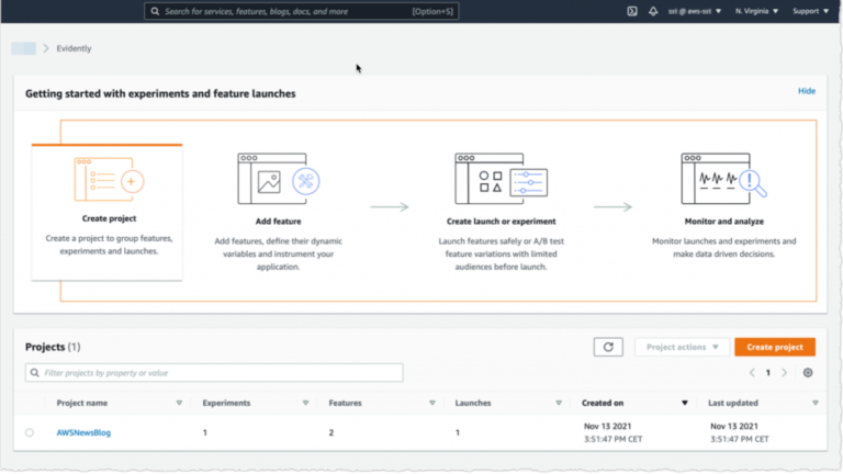 Aws Amazon CloudWatch Evidently