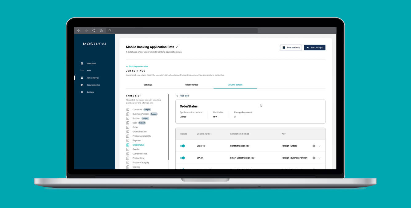 dati sintetici Mostly AI