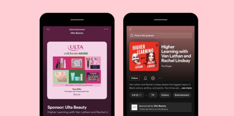 Podcast advertising Spotify