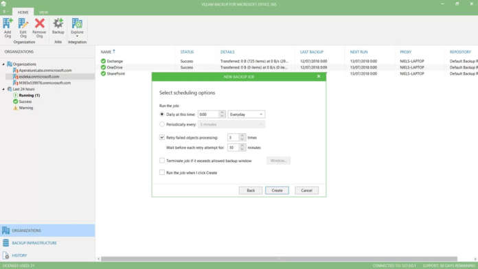 backup-job-new-wizard Veeam Backup per Microsoft 365