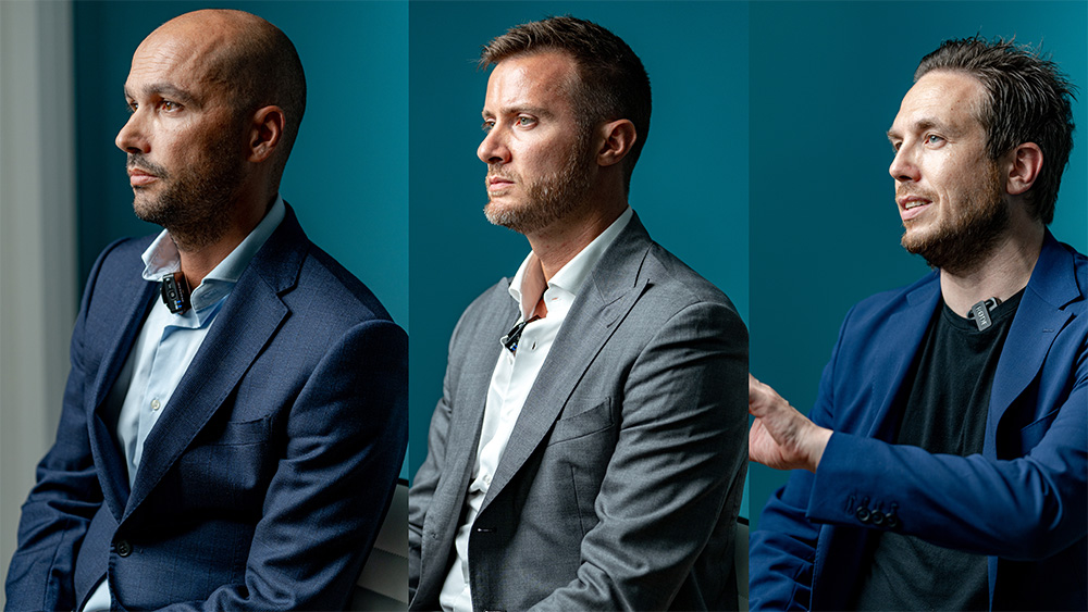 Marco Bianchi (Aton), Niccolò Mion e Etan Genini (MIOO)