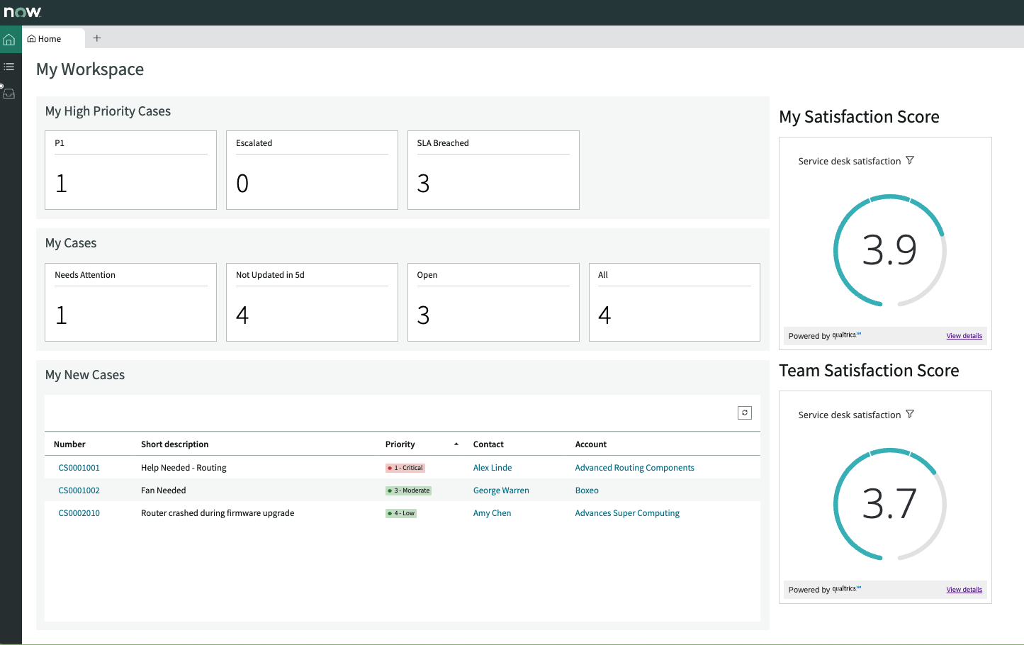 ServiceNow Qualtrics