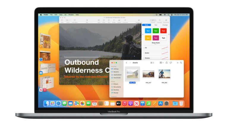 Stage Manager di macOS Ventura
