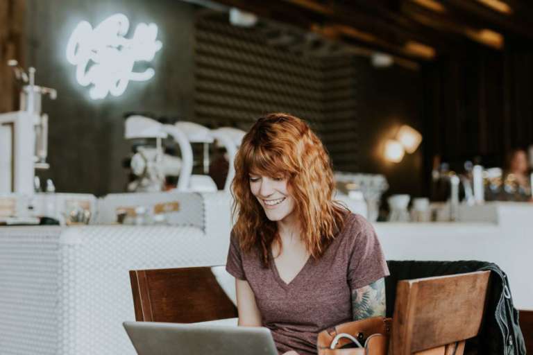 woman laptop unsplash