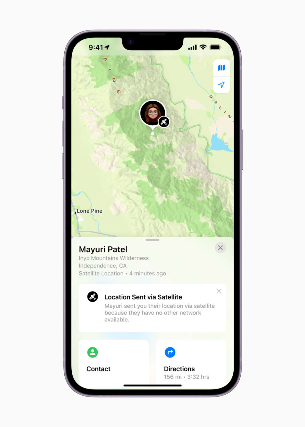 iPhone Emergency SOS via satellite