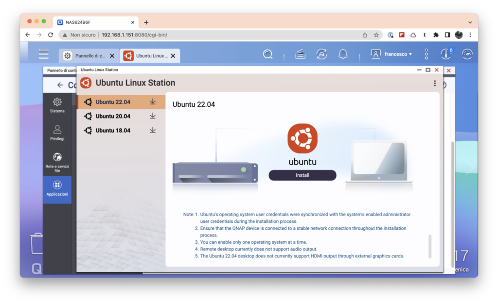 QNAP TS-253E - Ubuntu