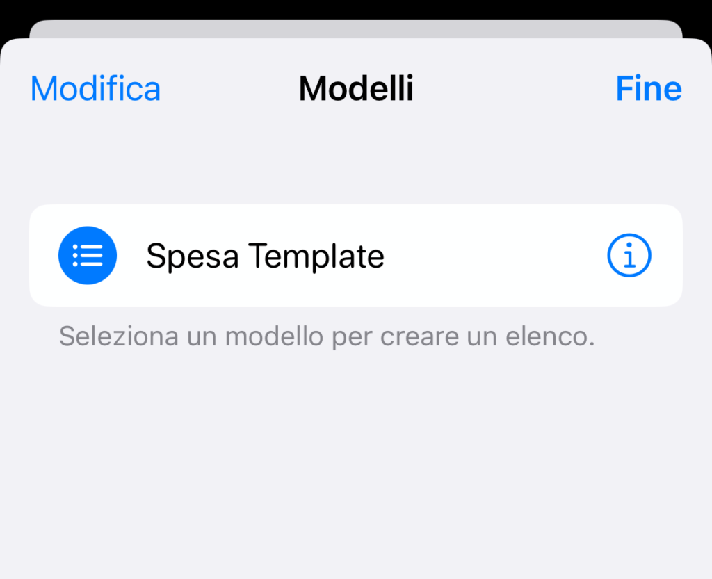 Promemoria iOS 16