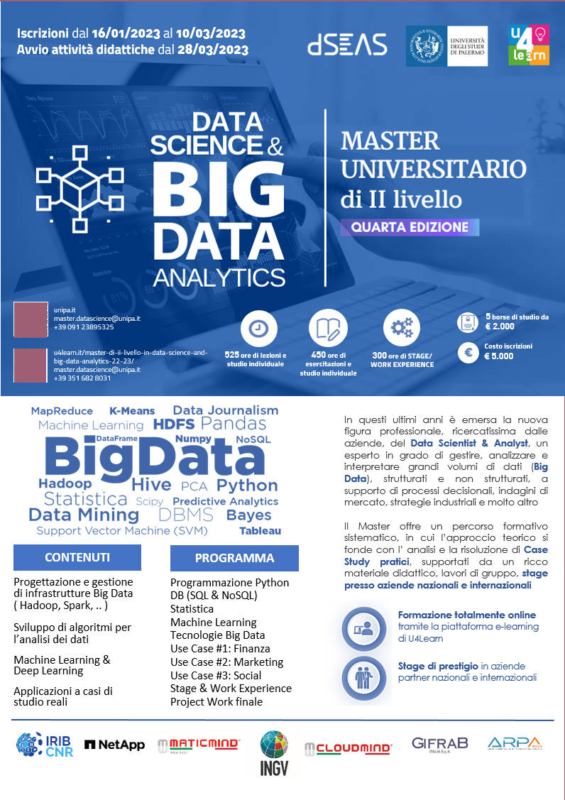 Master NetApp e Università di Palermo