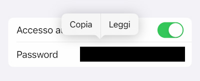 password wi-fi iPhone