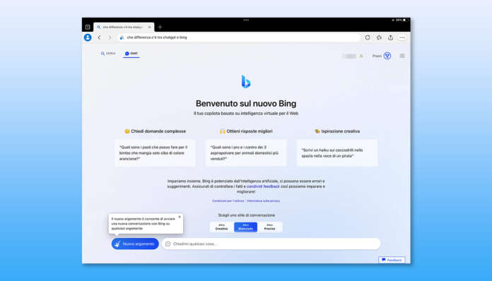 Bing Edge iPad iPhone