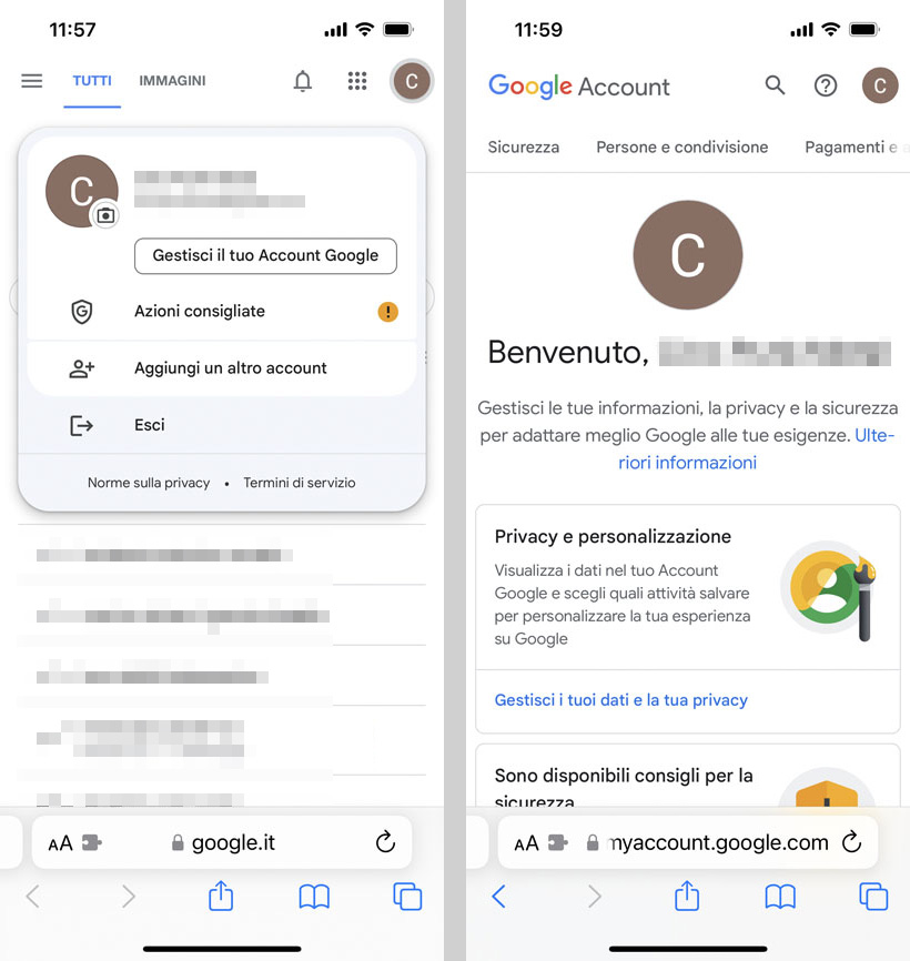 Google iPhone passkey