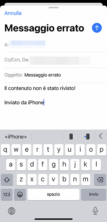 Mail iPhone