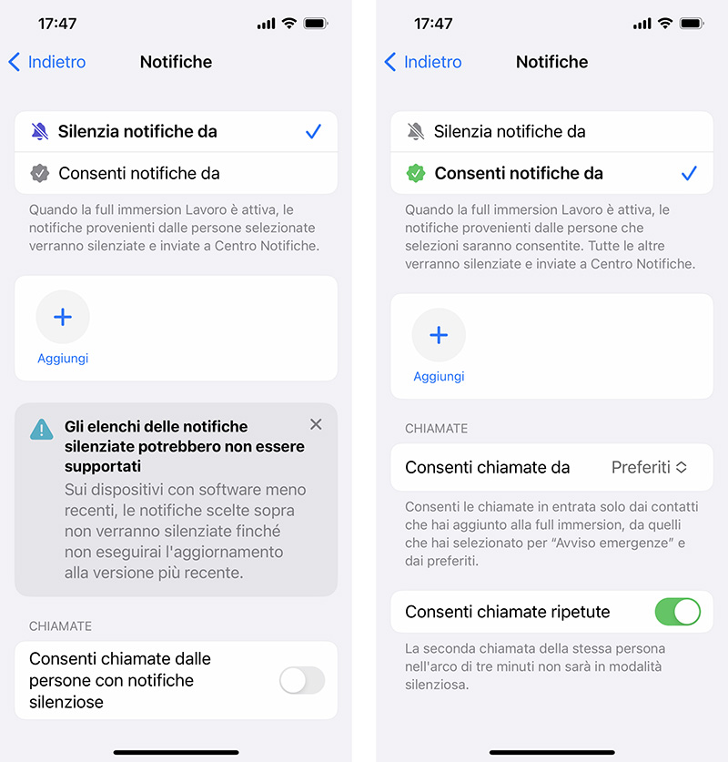 notifiche iPhone