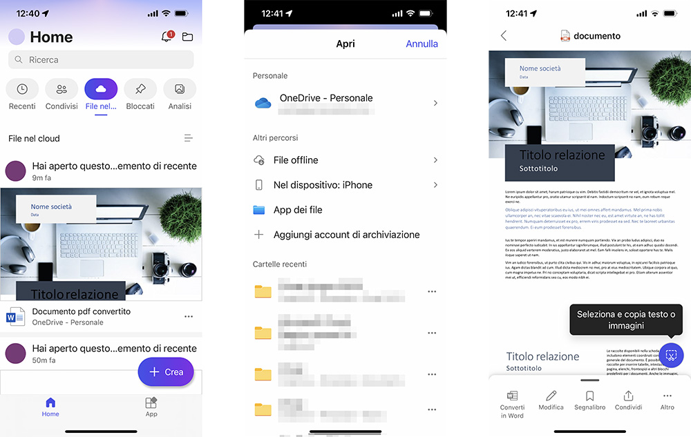 Microsoft 365 iPhone 