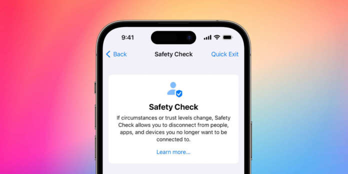 Controllo sicurezza iOS 16 iPhone