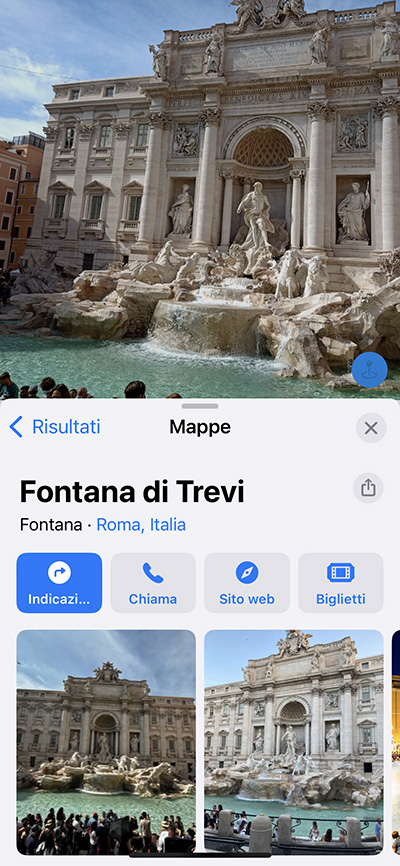 Ricerca visiva iOS