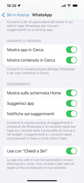Siri iOS 17 messaggi