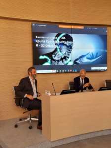 Da sinistra: Domenico Raguseo, direttore Cybersecurity di Exprivia, e Domenico Favuzzi, Presidente e Amministratore Delegato di Exprivia