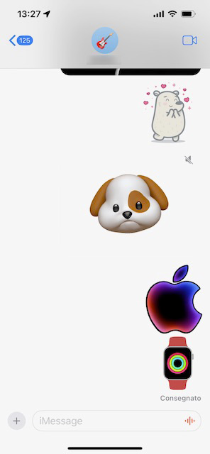 iOS 17 Messaggi