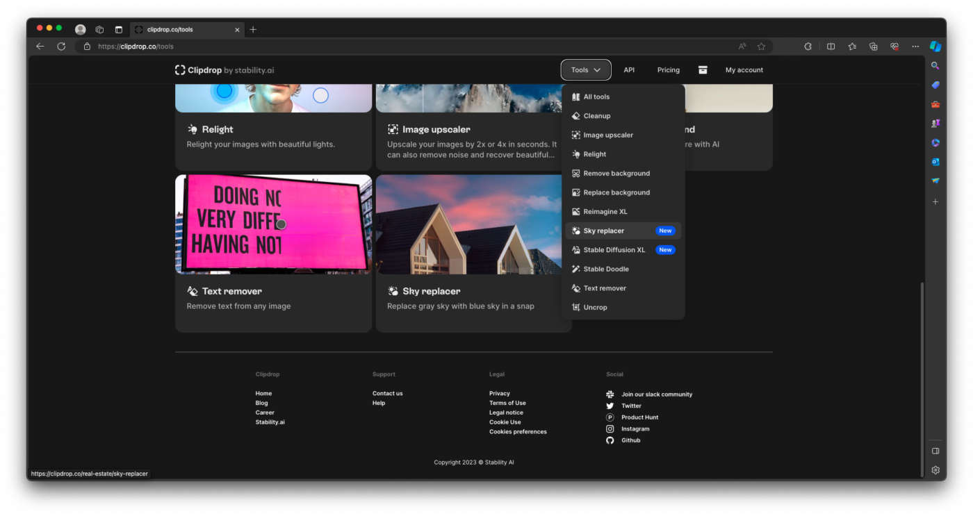 Clipdrop by Stability AI