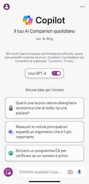 Microsoft Copilot iOS