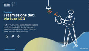 To Be sfrutta la tecnologia LiFi badsata sulla trasmissibilità dati della luce Led