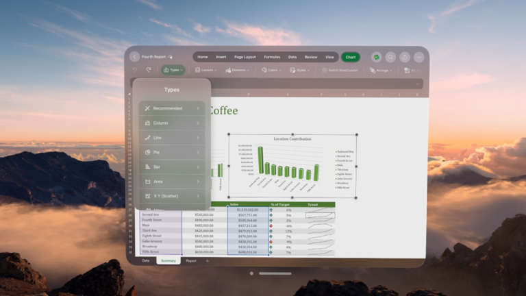 Microsoft 365 Apple Vision Pro