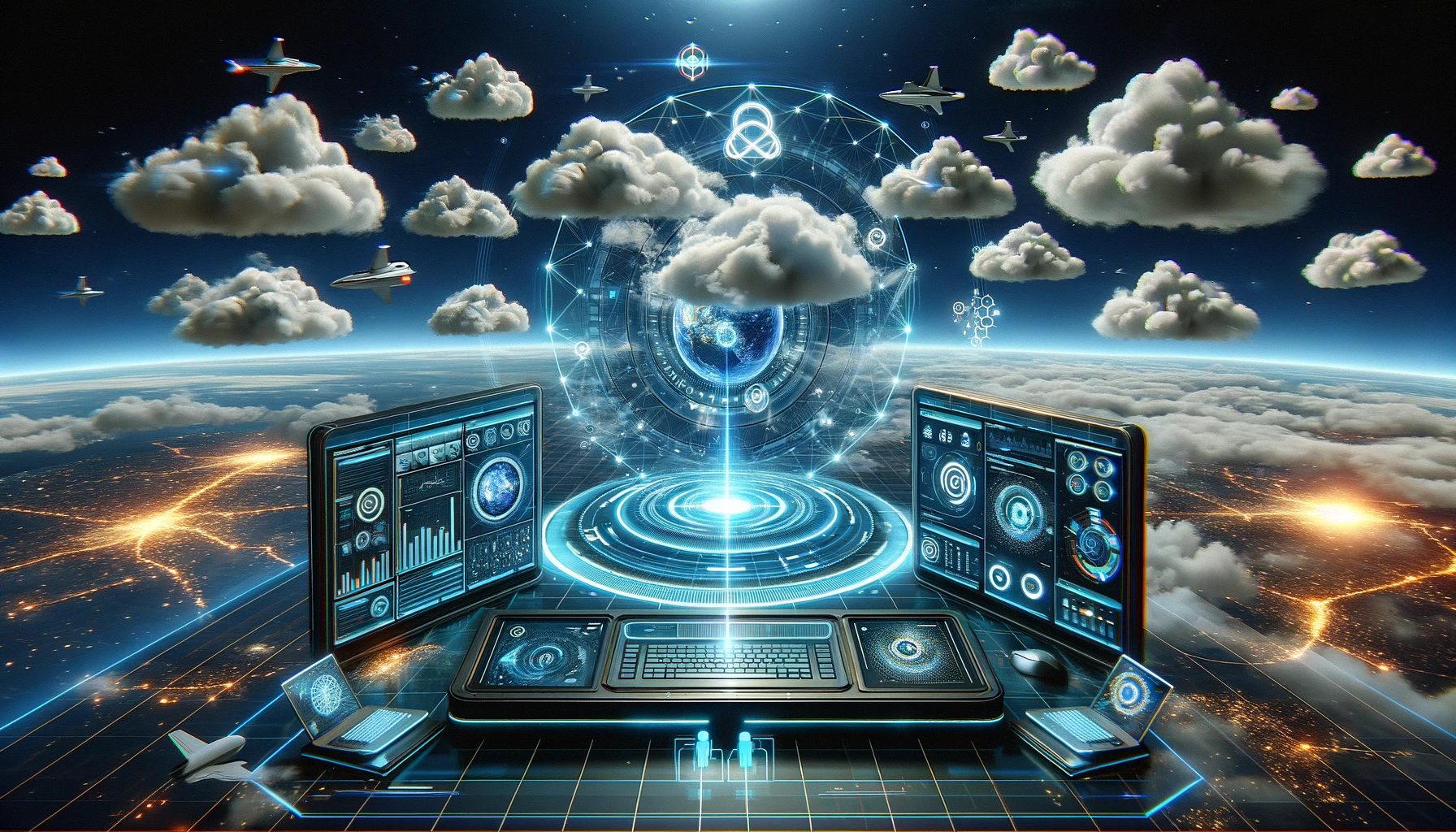 cybersecurity cloud dall-e