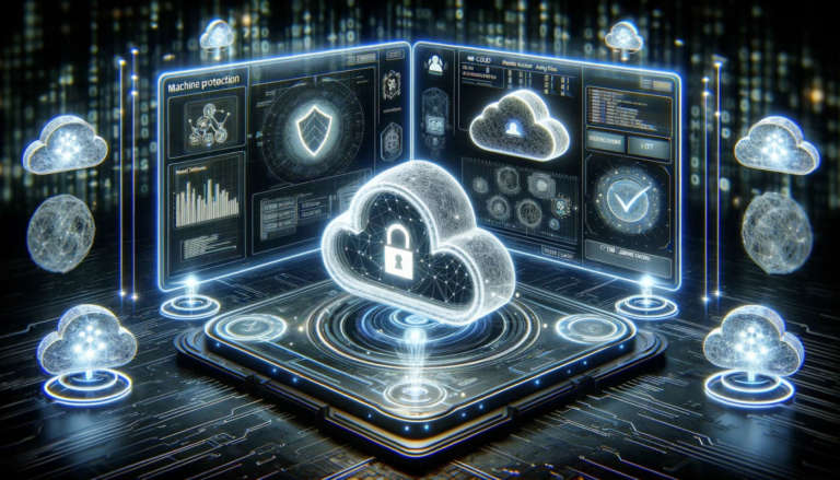 DALL·E machine learning-based security system protecting a cloud infrastructure