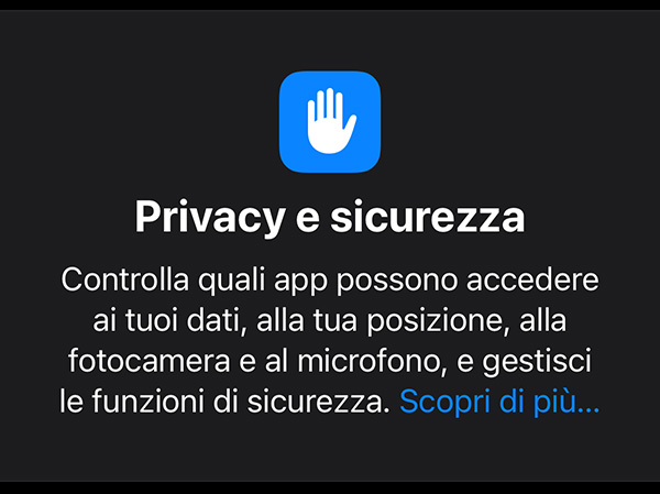 privacy iPhone