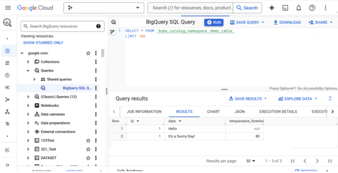 bigquery metastore bigquery metastore