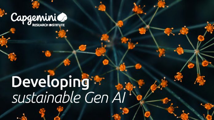 Capgemini AI generativa impatto ambientale