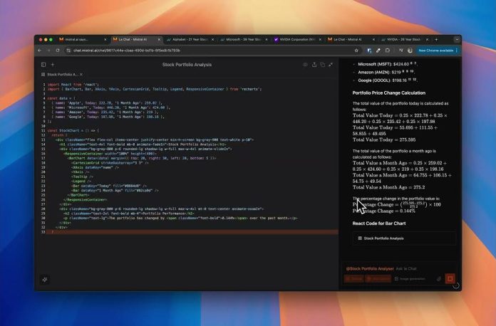 Mistral AI le Chat_ Mistral AI le Chat