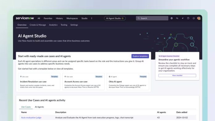 intelligenza artificiale ServiceNow ai-agent-studio