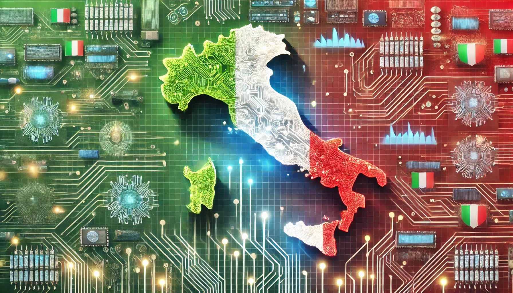 artificial intelligence italian flag