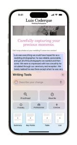 apple writing tools