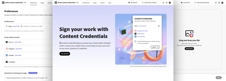 Adobe Content Authenticity