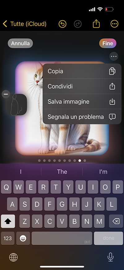 Bacchetta immagini Note iOS