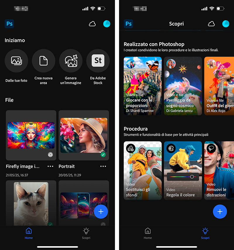 Adobe Photoshop per iPhone