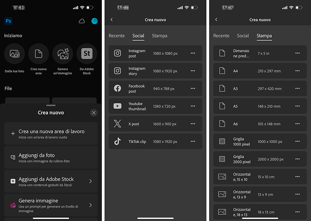 Adobe Photoshop per iPhone