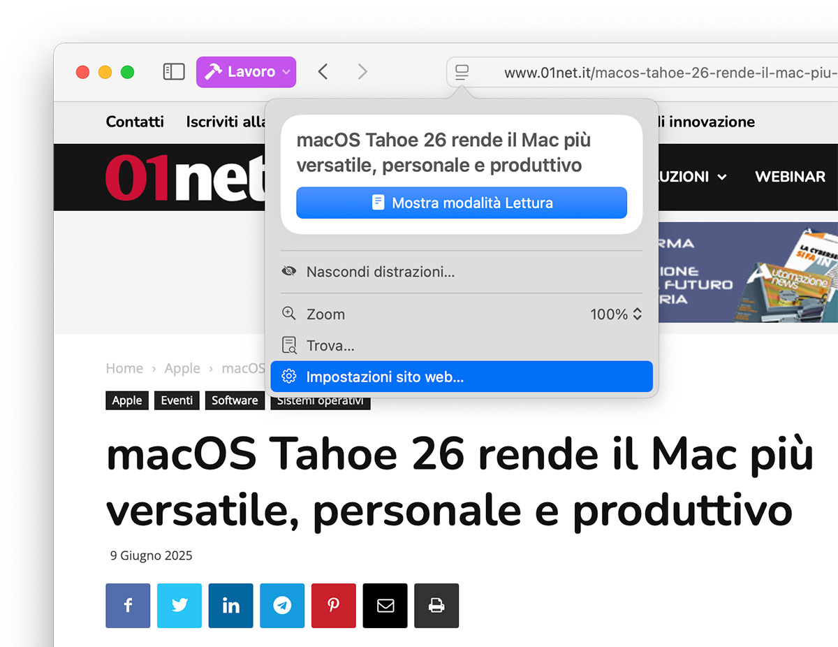 Safari Mac