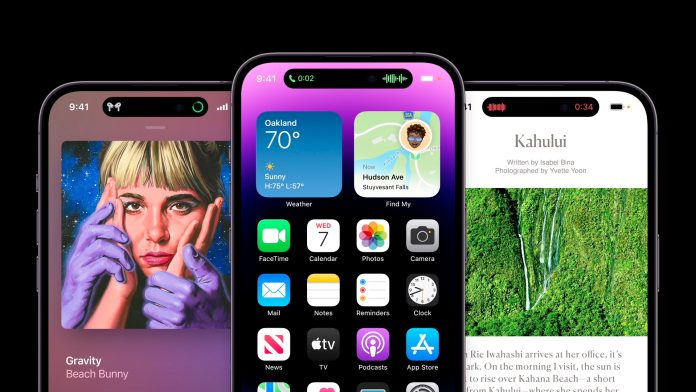 Dynamic Island iPhone