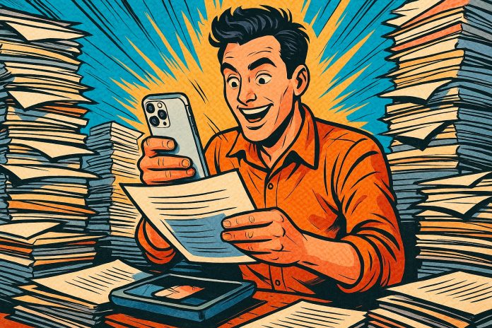 scansionare documento Note iPhone