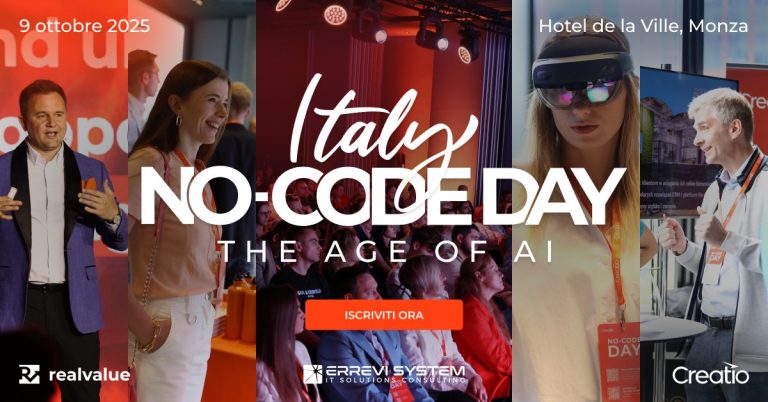 No-Code Day Italy: il primo evento in Italia che unisce no-code, Agentic AI e CRM