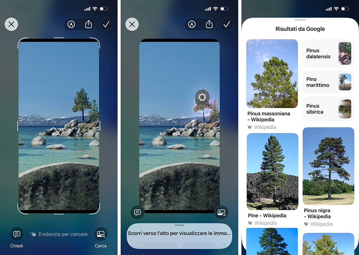 iOS 26 Intelligenza visiva