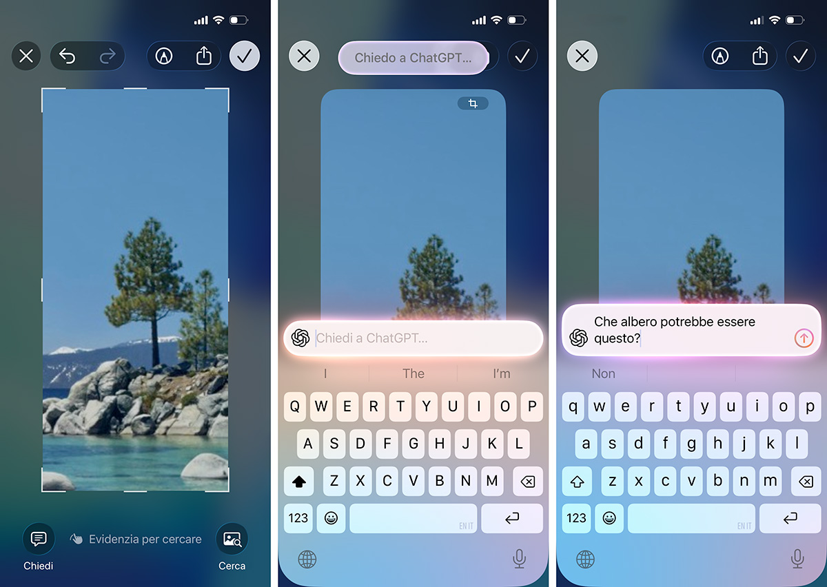 iOS 26 Intelligenza visiva