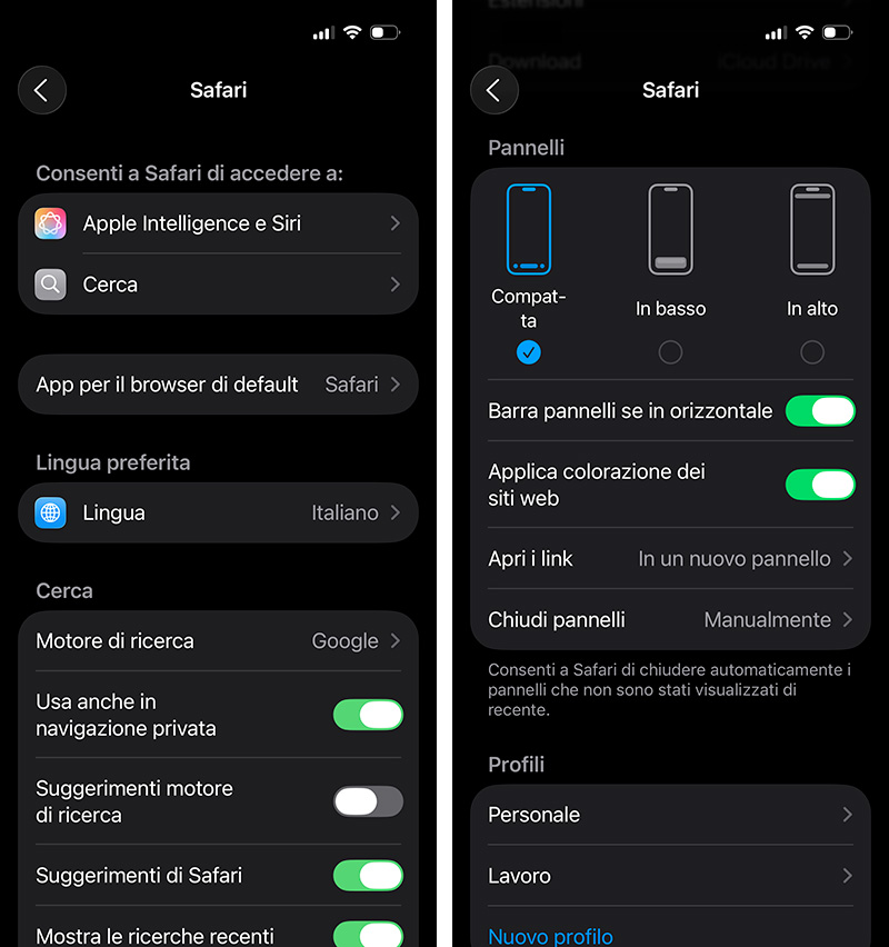 iOS 26 layout Safari