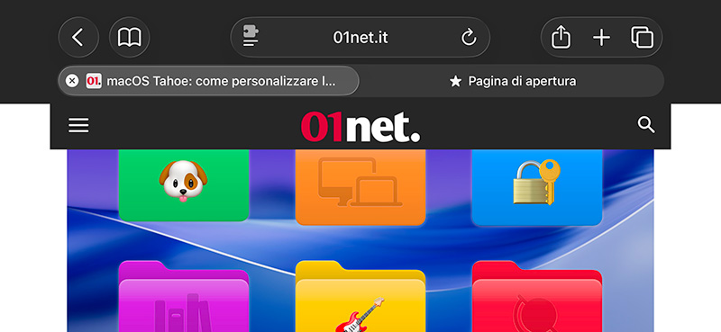 iOS 26 layout Safari