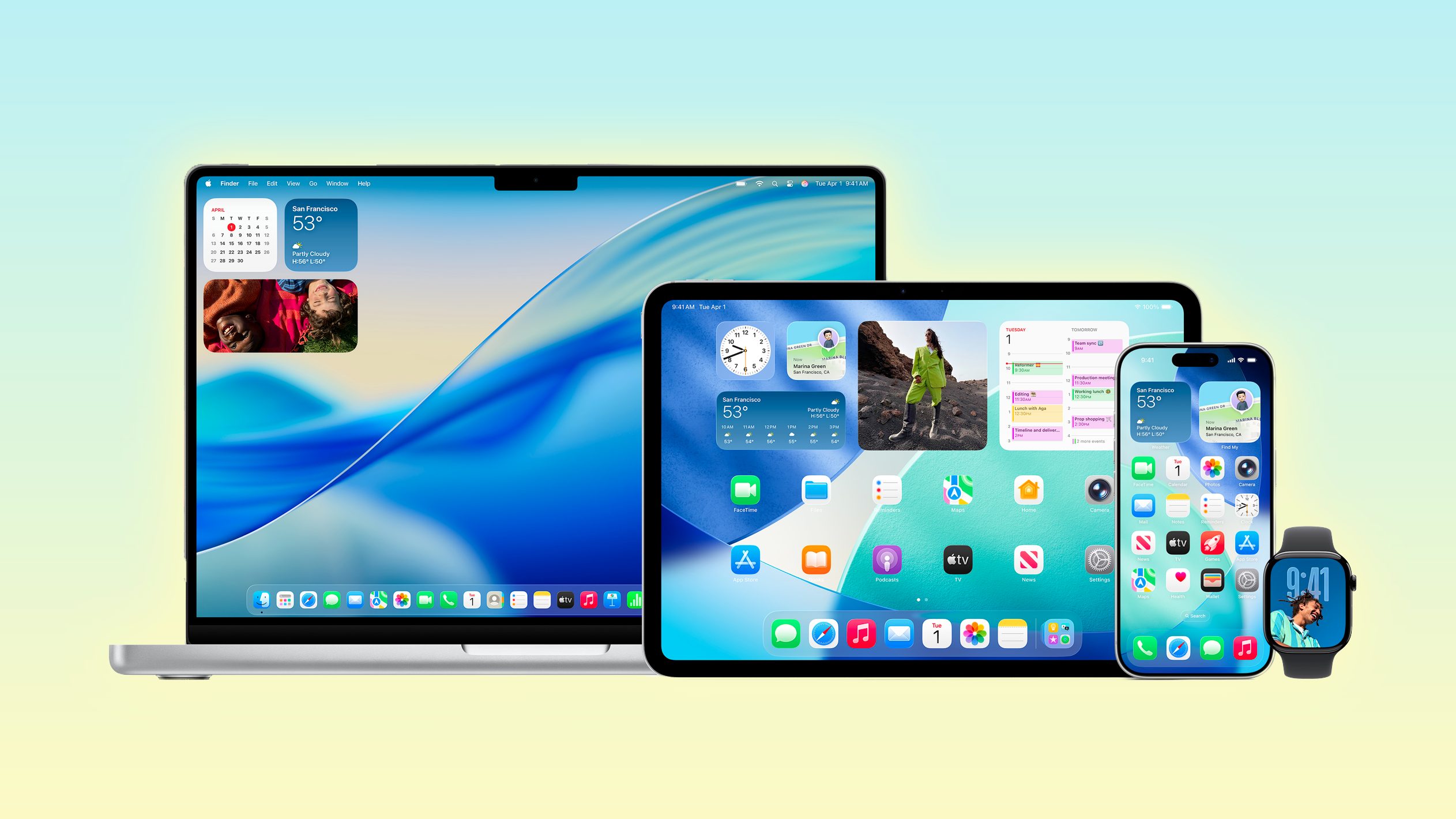 iOS macOS